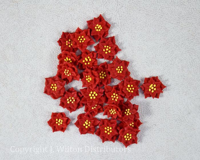 J.Wilton POINSETTIA 3/4" 36PC. RED
