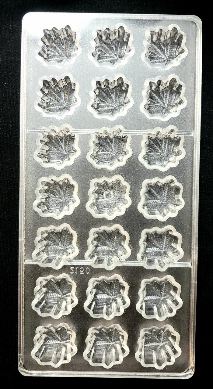 J.Wilton POLYCARBONATE CHCOCOLATE MOLD MAPLE LEAF