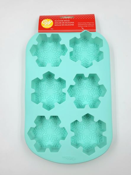 J.Wilton SILICONE MOLD SNOWFLAKE 6 CAVITY