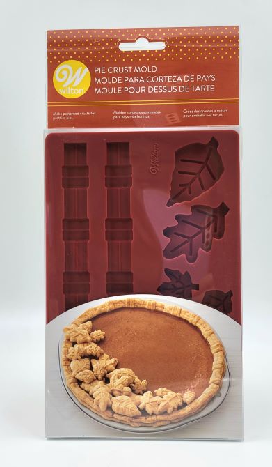 J.Wilton SILICONE PIE CRUST MOLD AUTUMN 1PC