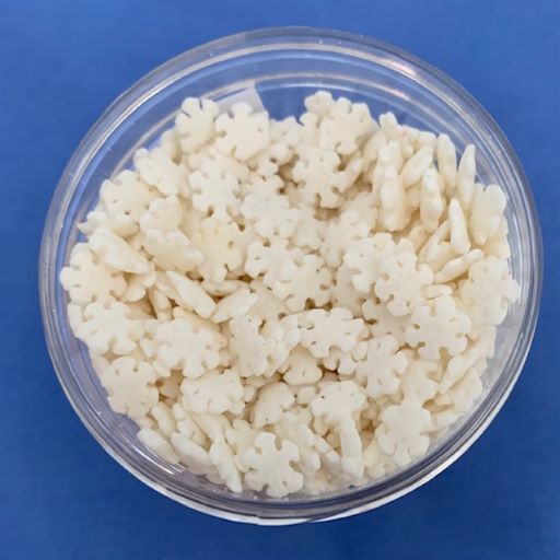 J.Wilton SPRINKLES 45g SNOWFLAKES WHITE