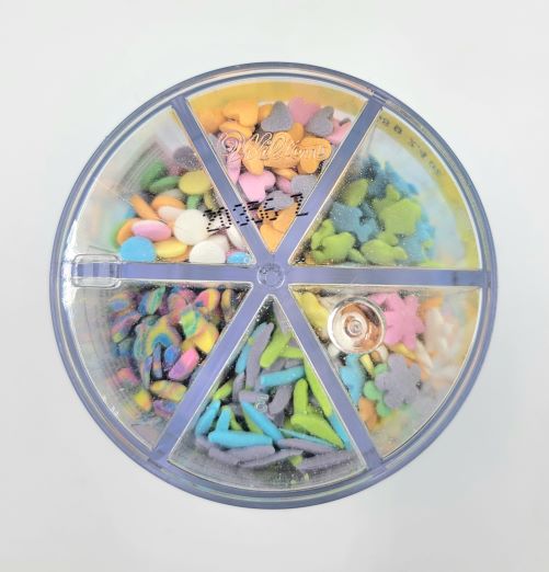 J.Wilton SPRINKLES 6 CELL FLOWERFUL MEDLEY 68g