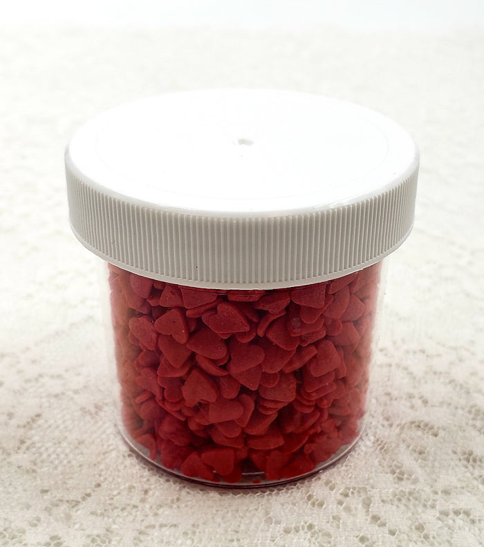 J.Wilton SPRINKLES VALENTINES HEARTS 50g RED