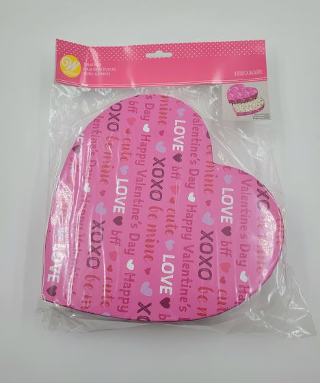 J.Wilton VALENTINE HEART BOX 1PC. 9"