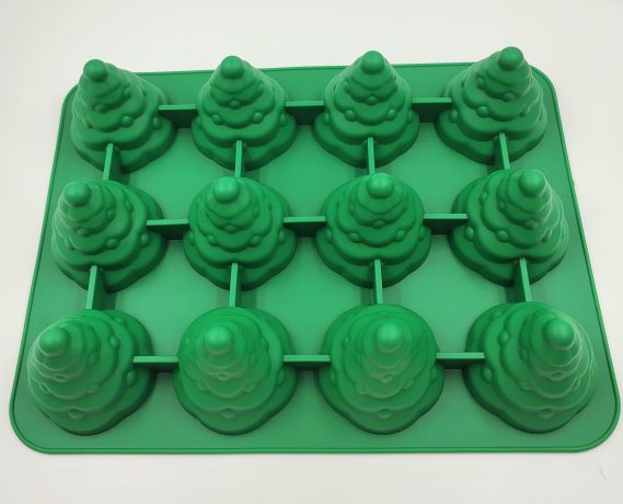J.Wilton SILICONE MOLD CHRISTMAS TREE CONE 12CAV. 1PC