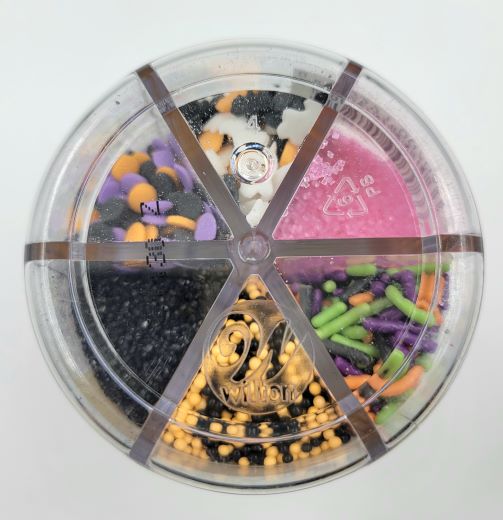 J.Wilton SPRINKLES HALLOWEEN TRADITIONAL 6 CELL ASSORTED