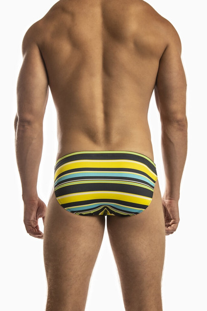 Jack Adams Multi Stripe Low Rise 1" Swimsuit