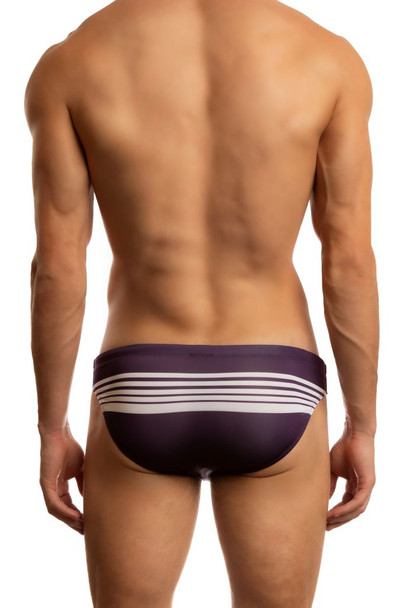 Jack Adams Sport Stripes Low Rise 1" Swimsuit