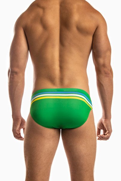 Jack Adams Tri Stripe Low Rise 1" Swimsuit