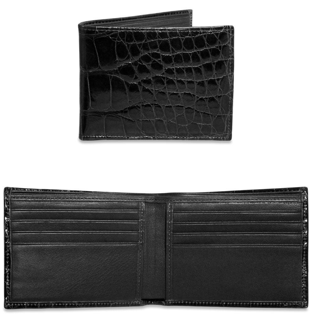 Jack Georges American Alligator Classic Bi Fold Wallet #AL701