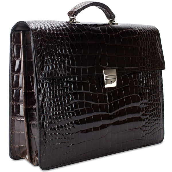 Jack Georges American Alligator Executive Briefcase #AL422