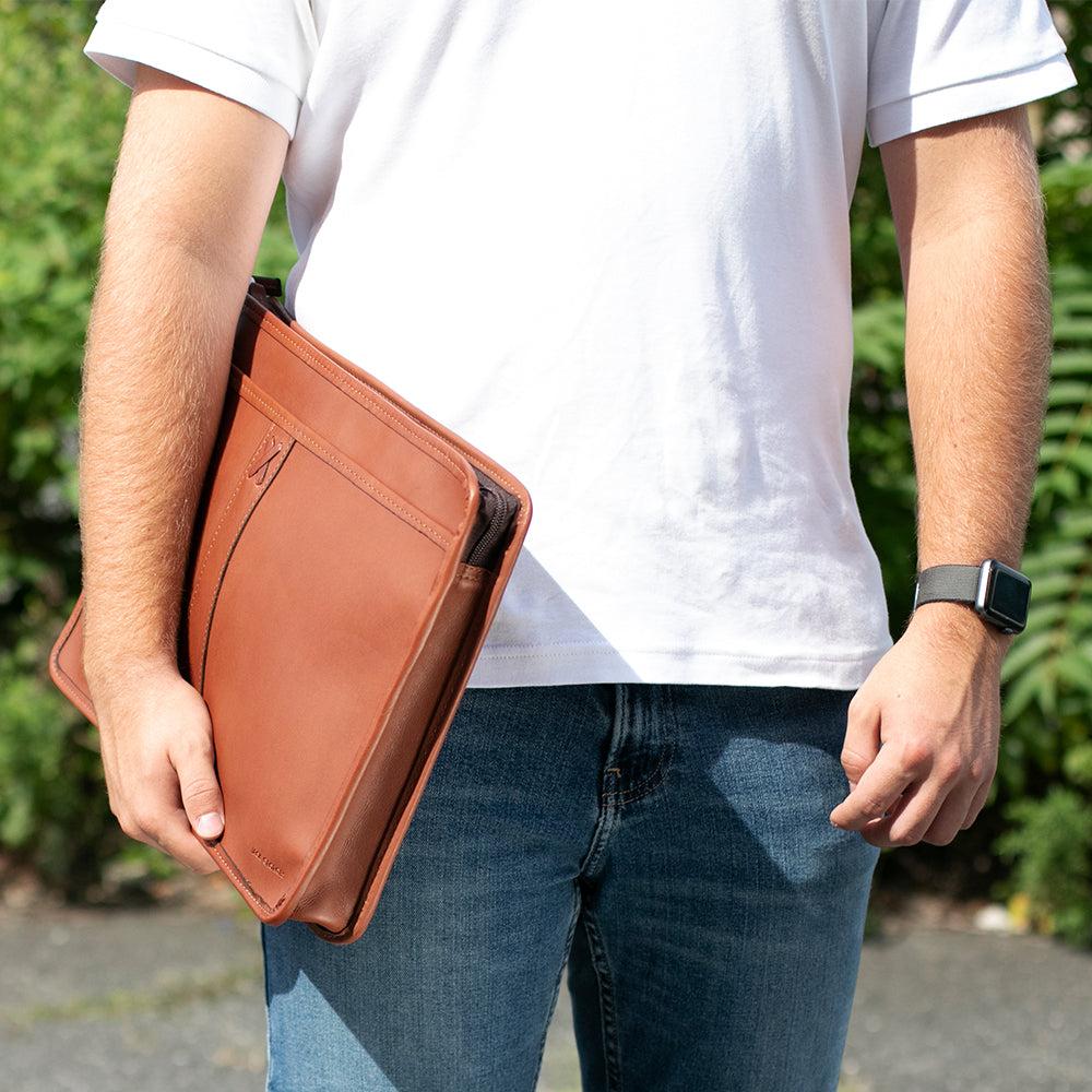 Jack Georges Belmont Leather Underarm Portfolio #B2252