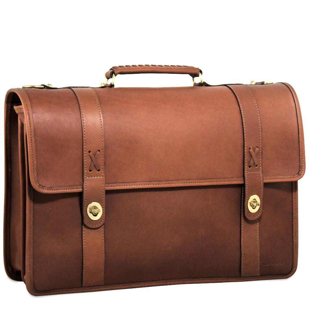 Jack Georges Belmont Professional FlapOver Briefcase #B2462