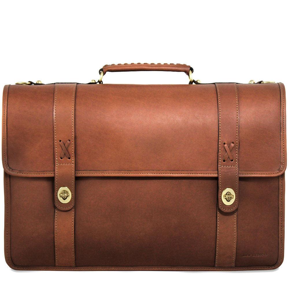 Jack Georges Belmont Professional FlapOver Briefcase #B2462
