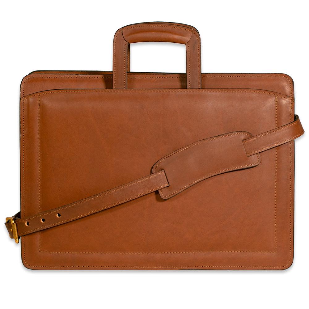 Jack Georges Belting Leather Professional Briefcase #9002