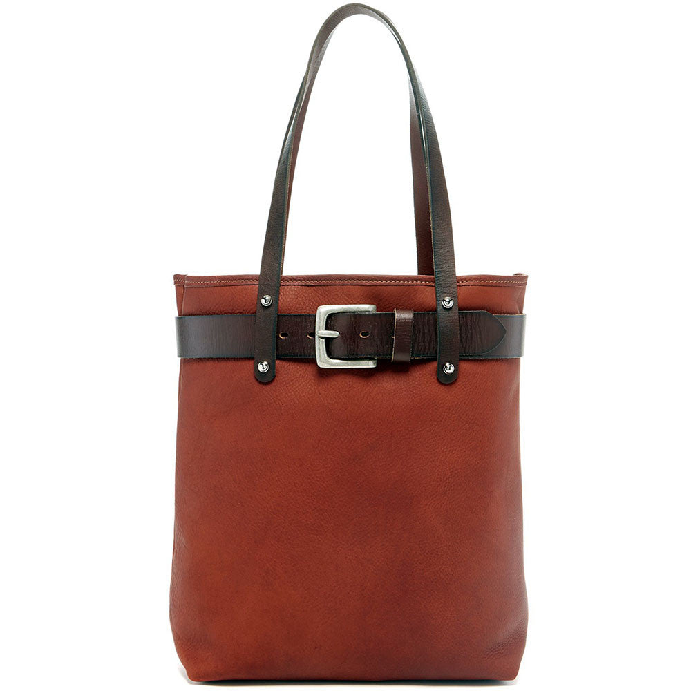 Jack Georges Belmont Open Leather Tote Bag #B2971