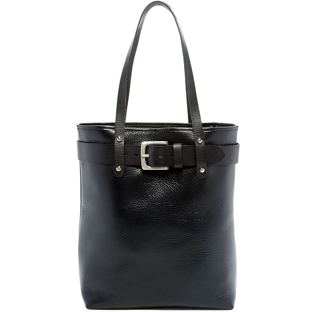 Jack Georges Belmont Open Leather Tote Bag #B2971