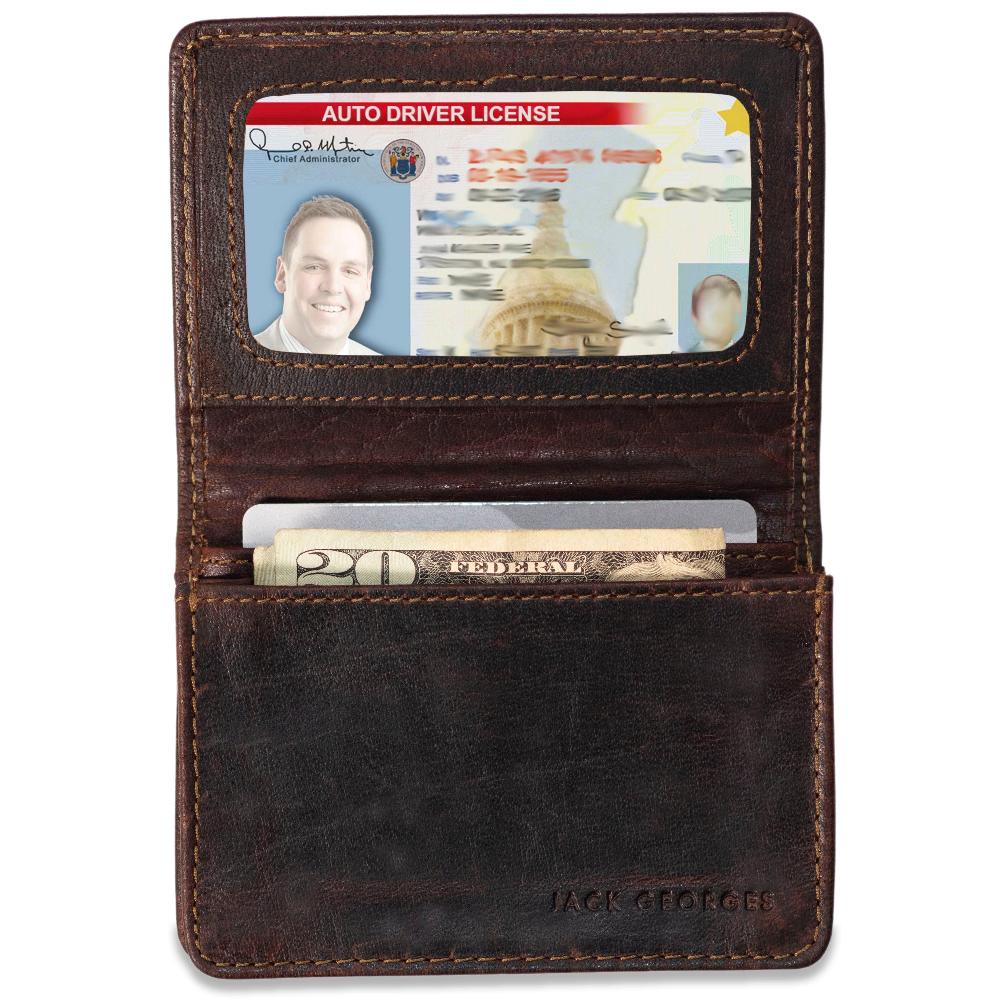 Jack Georges Card Holder Wallet #7306