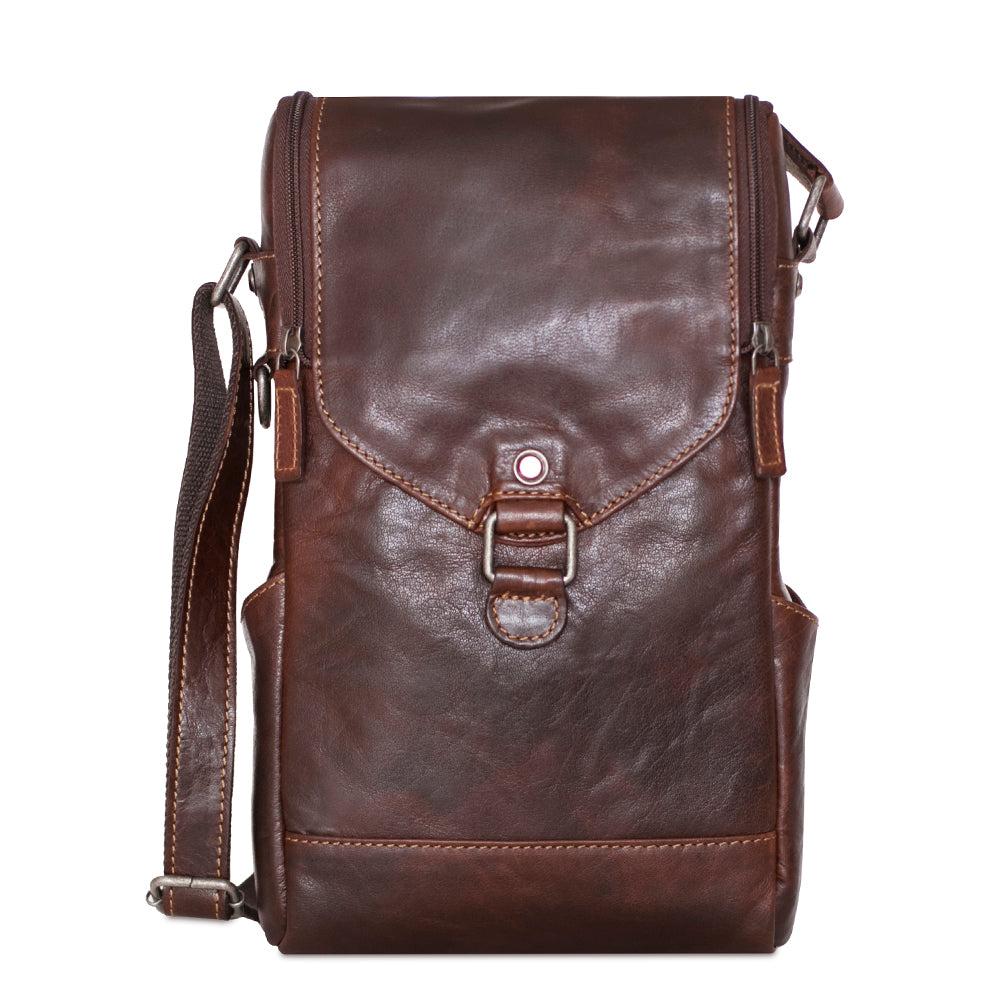 Jack Georges Crossbody Messenger & Wine Bag #7513