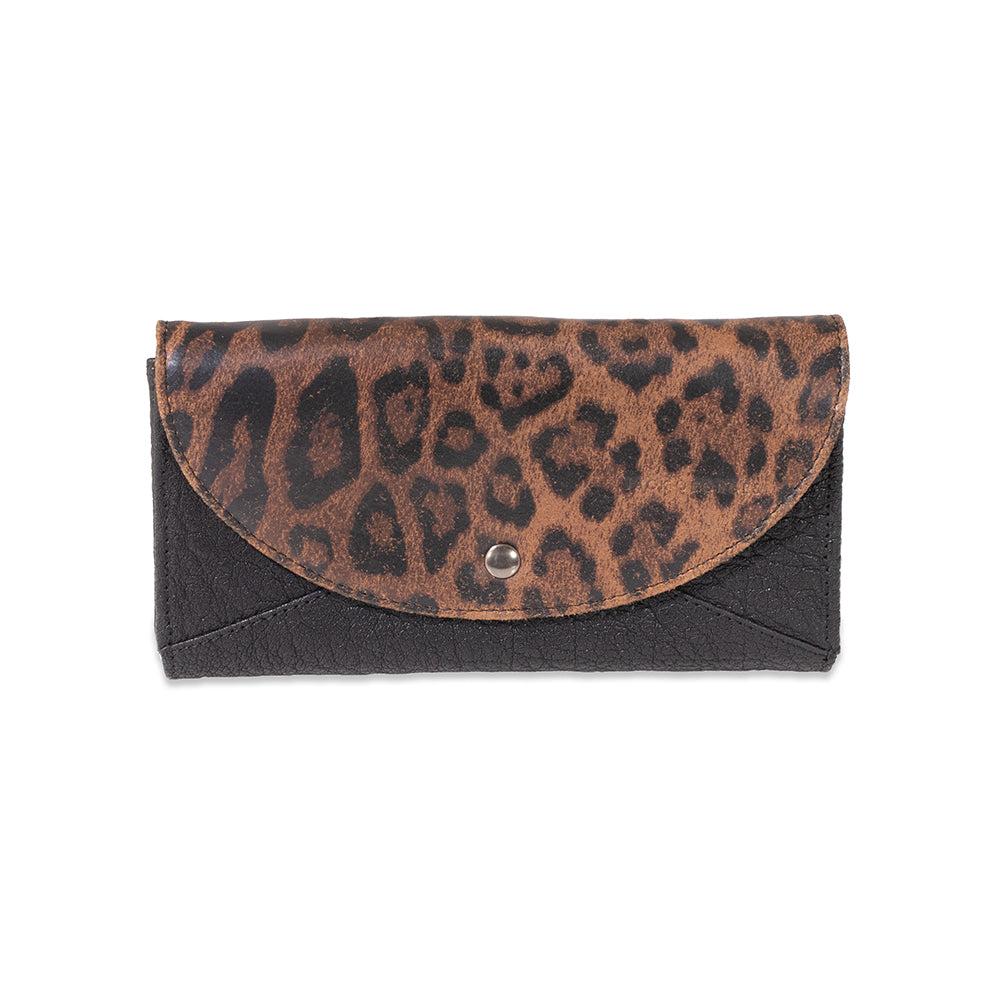 Jack Georges Shrunken Buffalo Clutch Wallet Sample