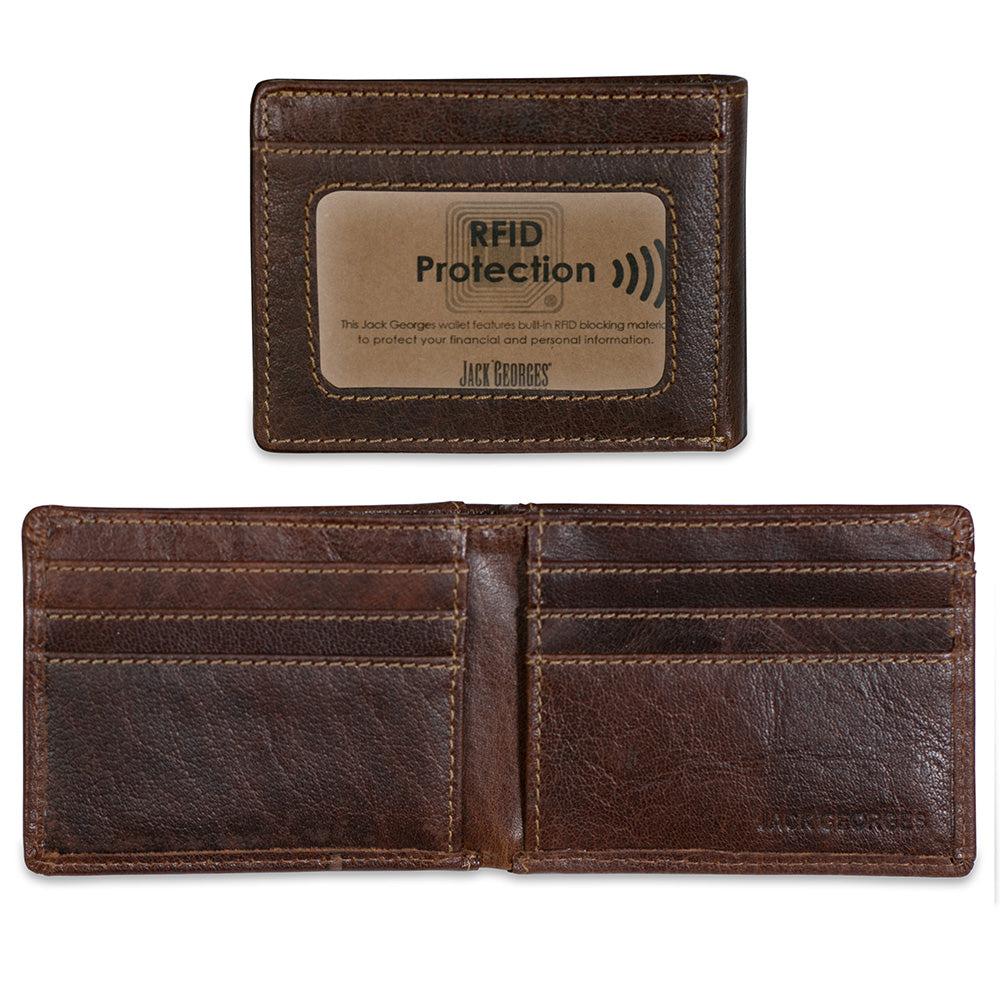 Jack Georges Slim Bifold Wallet #7300