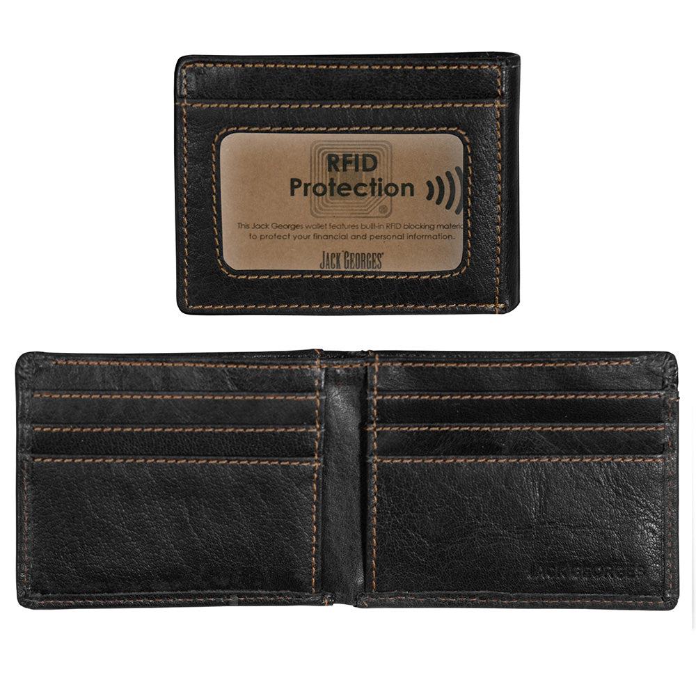Jack Georges Slim Bifold Wallet #7300