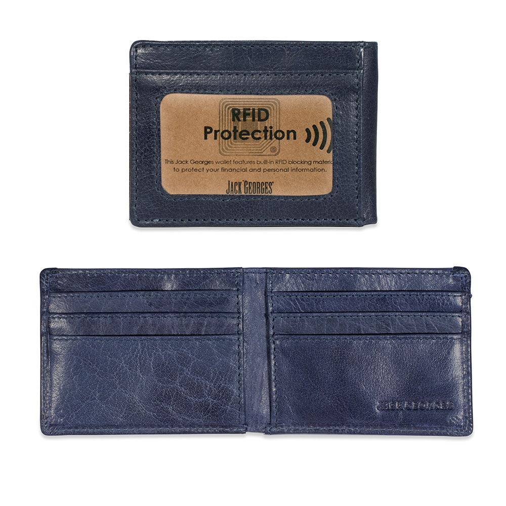 Jack Georges Slim Bifold Wallet #7300