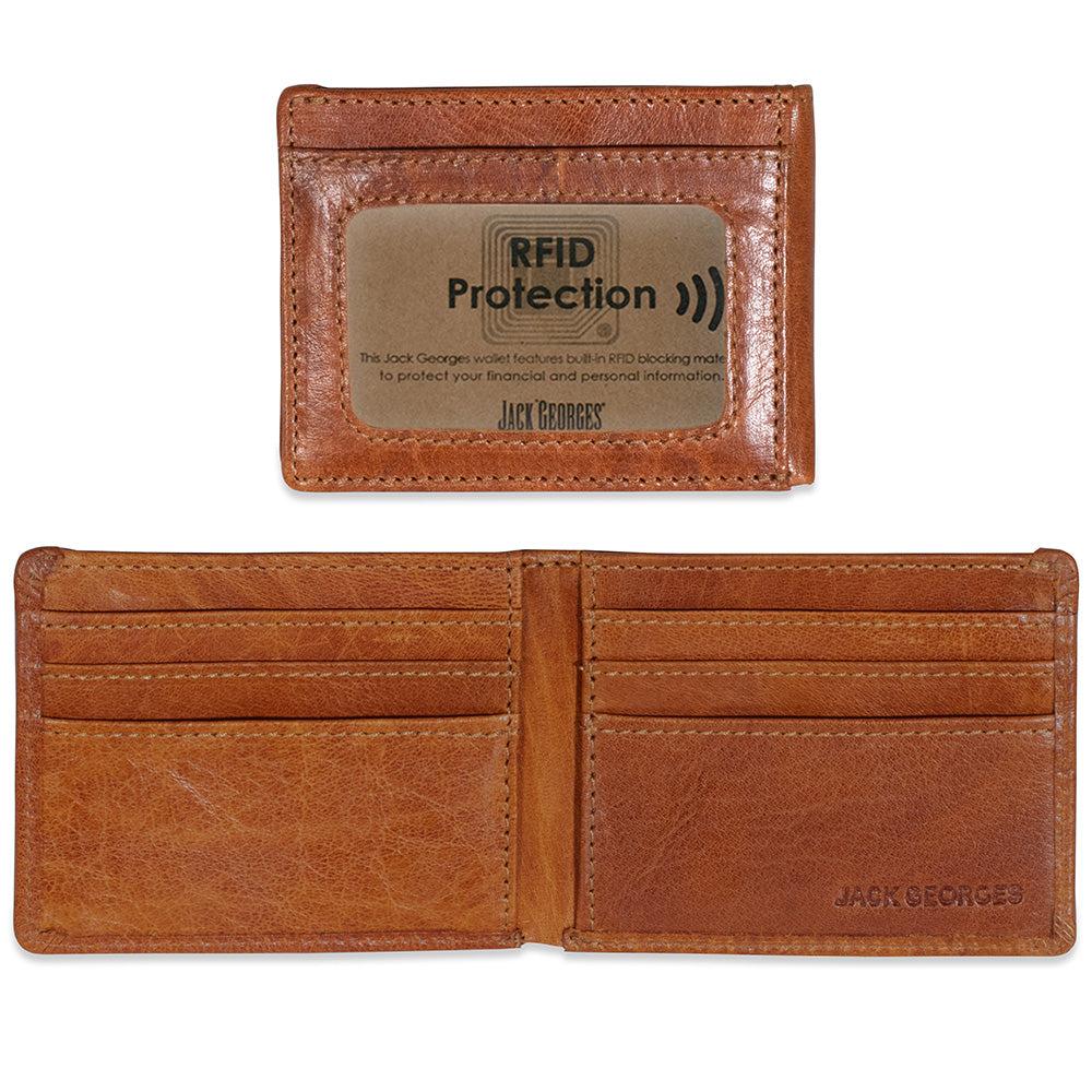 Jack Georges Slim Bifold Wallet #7300
