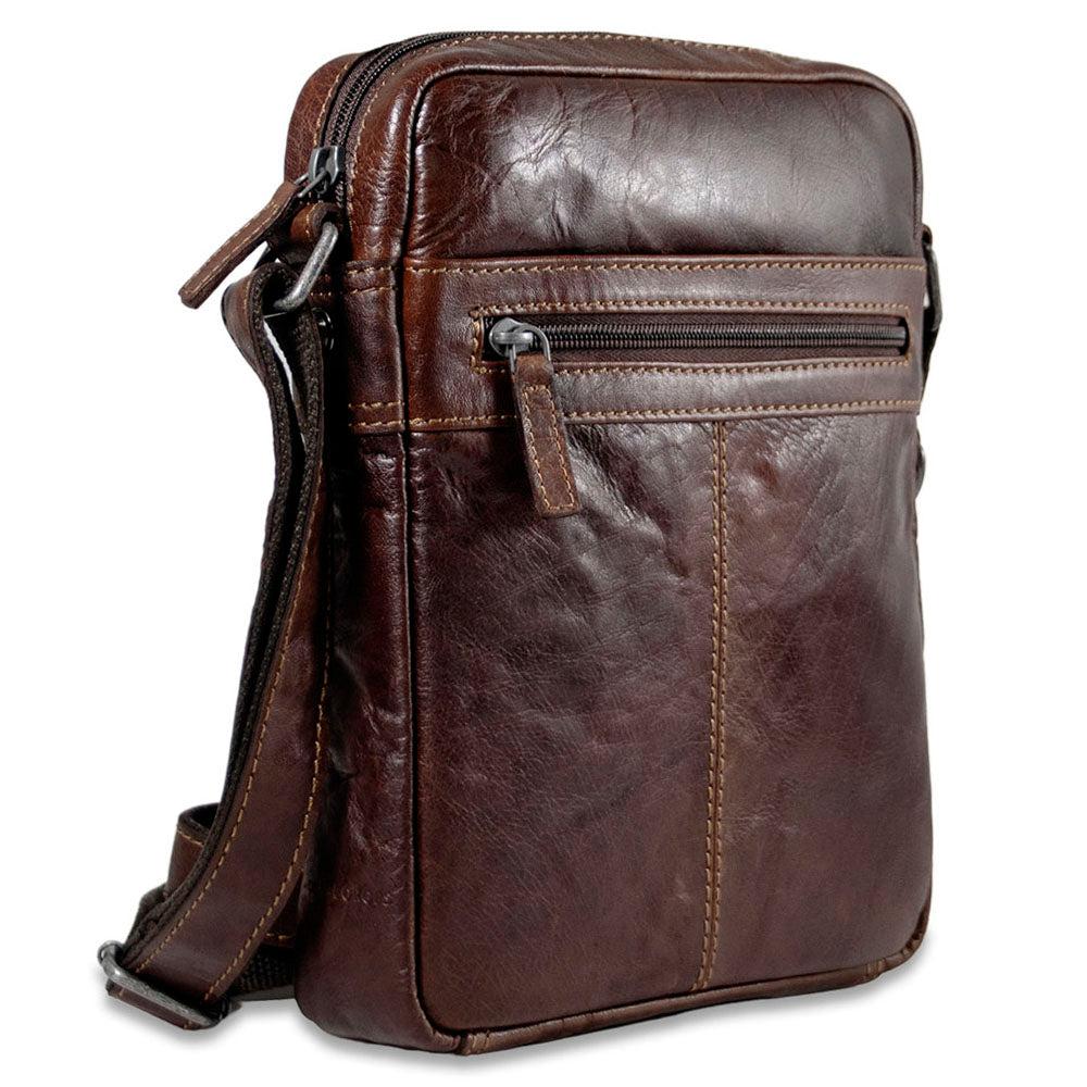 Jack Georges Slim Zippered Crossbody #7203