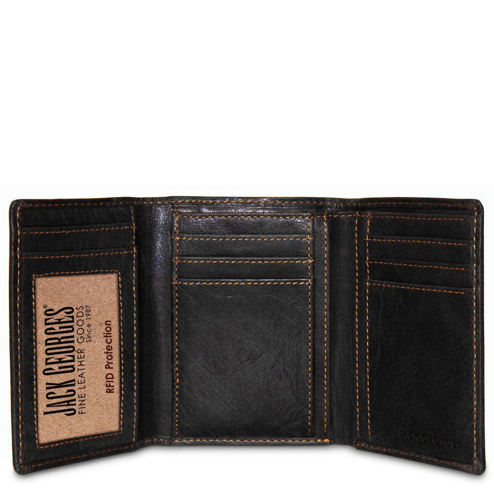 Jack Georges Tri Fold Wallet #7305