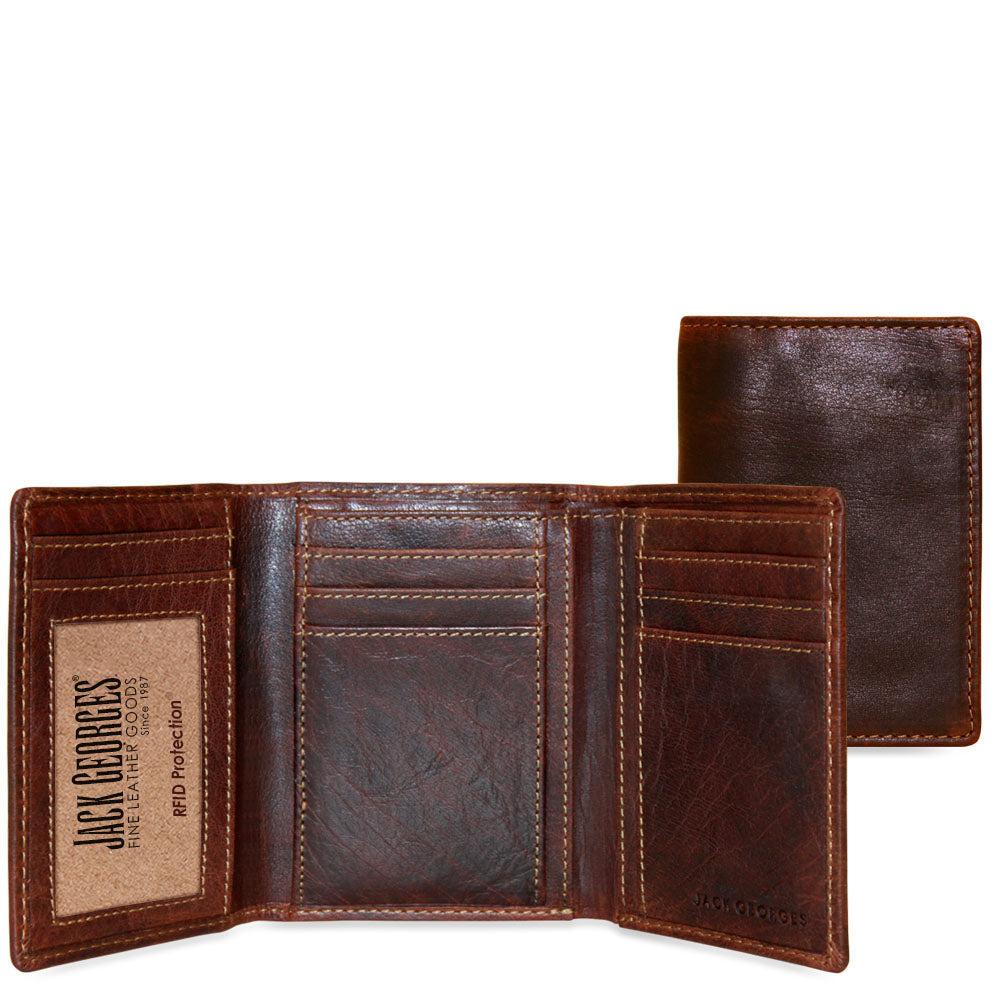 Jack Georges Tri Fold Wallet #7305