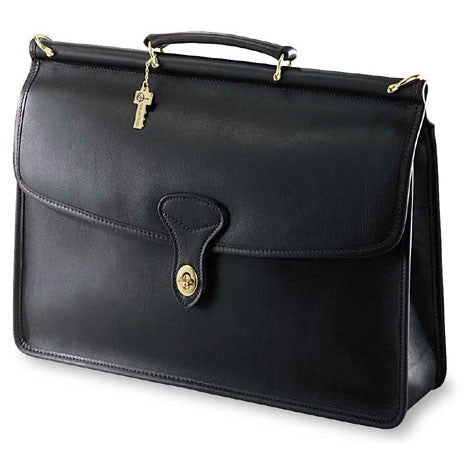 Jack Georges University Slim Dowel Briefcase #2452