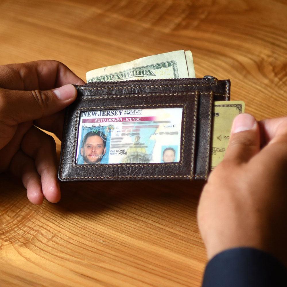 Jack Georges Voyager Zippered Card Holder #7766