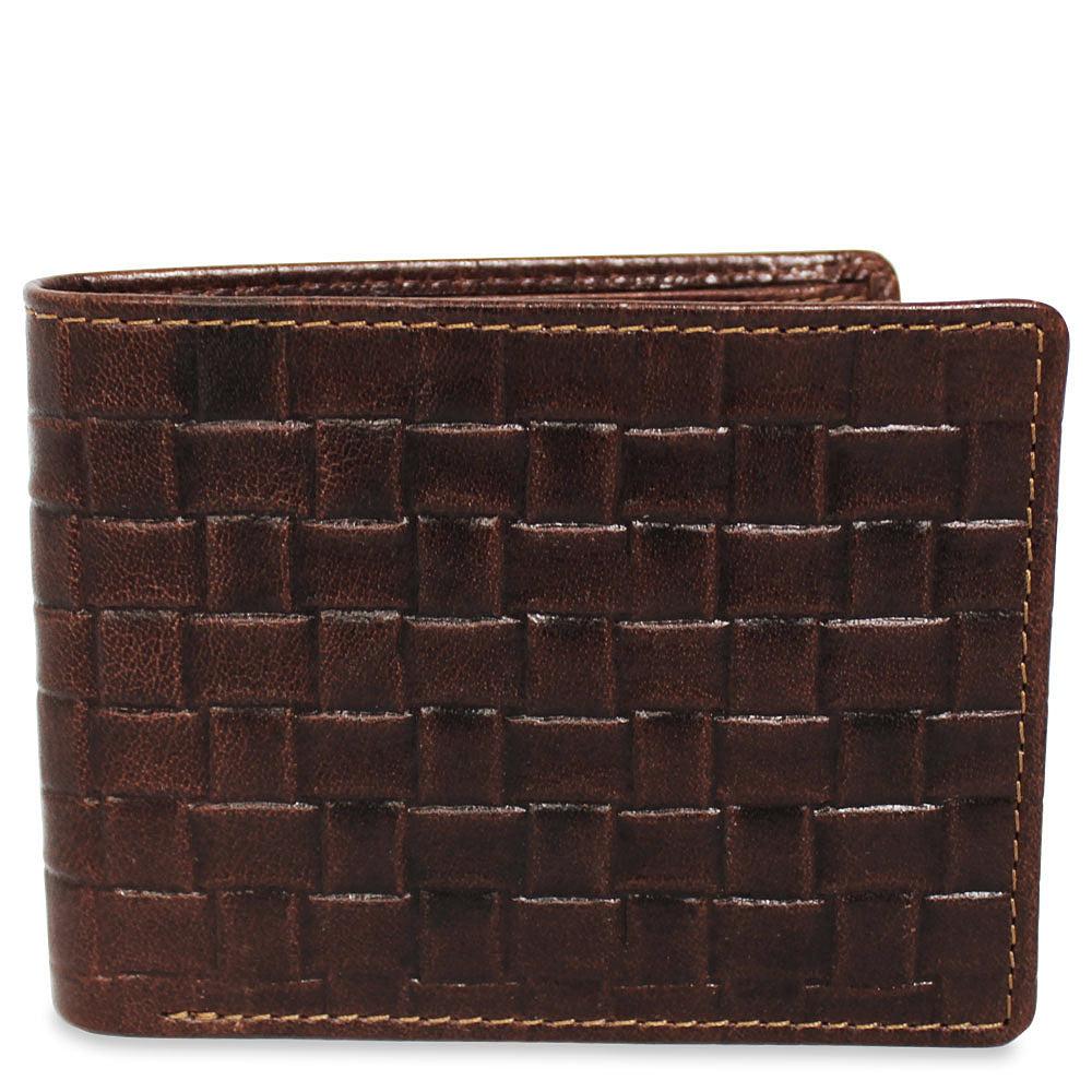 Jack Georges Woven Bifold Wallet #WF301