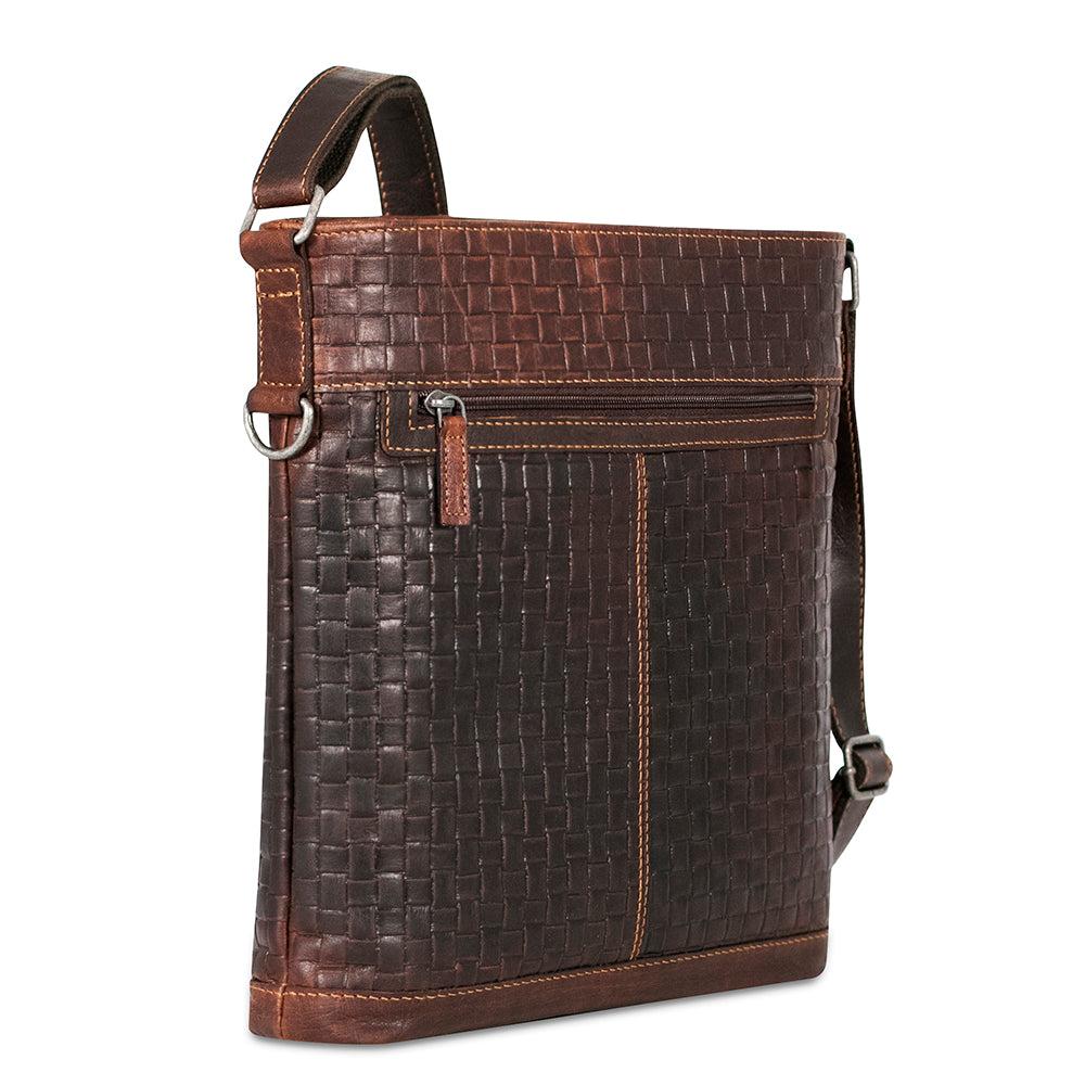Jack Georges Woven Crossbody Bag #WF312