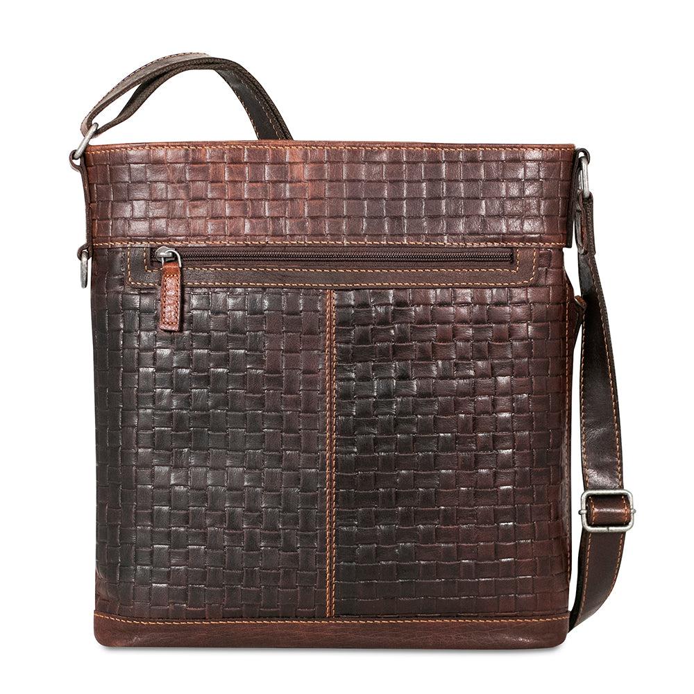 Jack Georges Woven Crossbody Bag #WF312