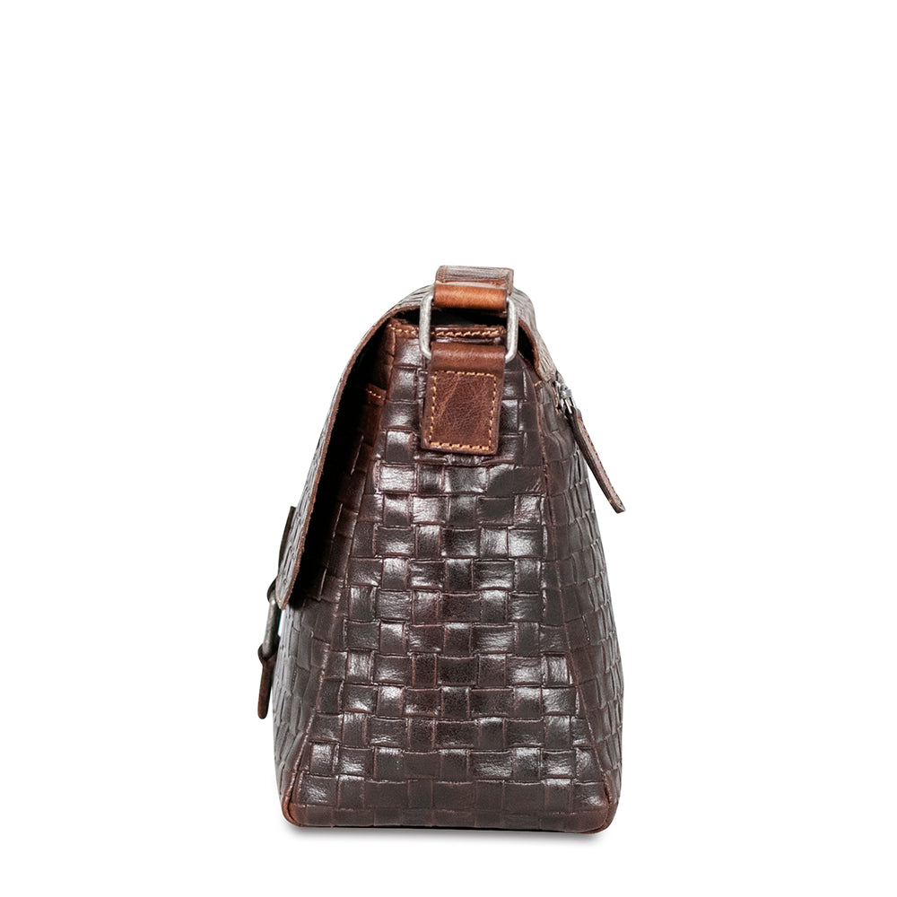 Jack Georges Woven Olivia Crossbody Bag #WF218
