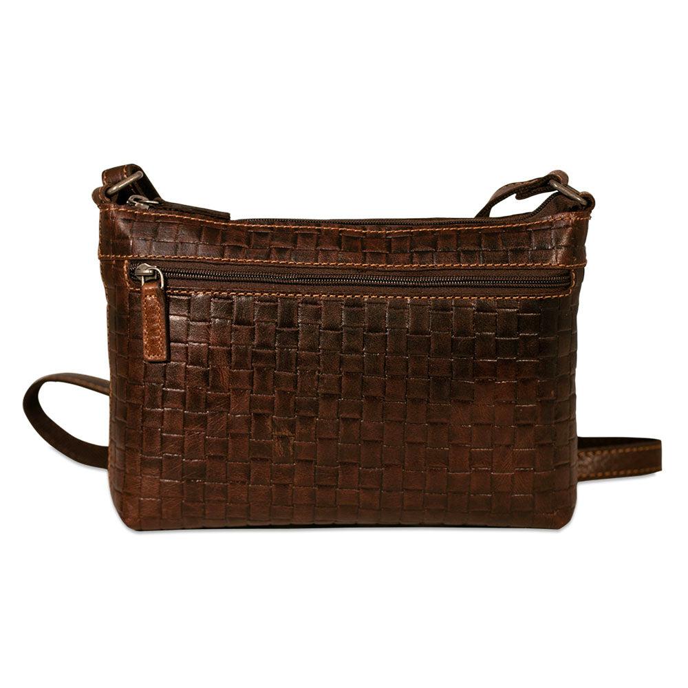Jack Georges Woven Slim Crossbody #WF870