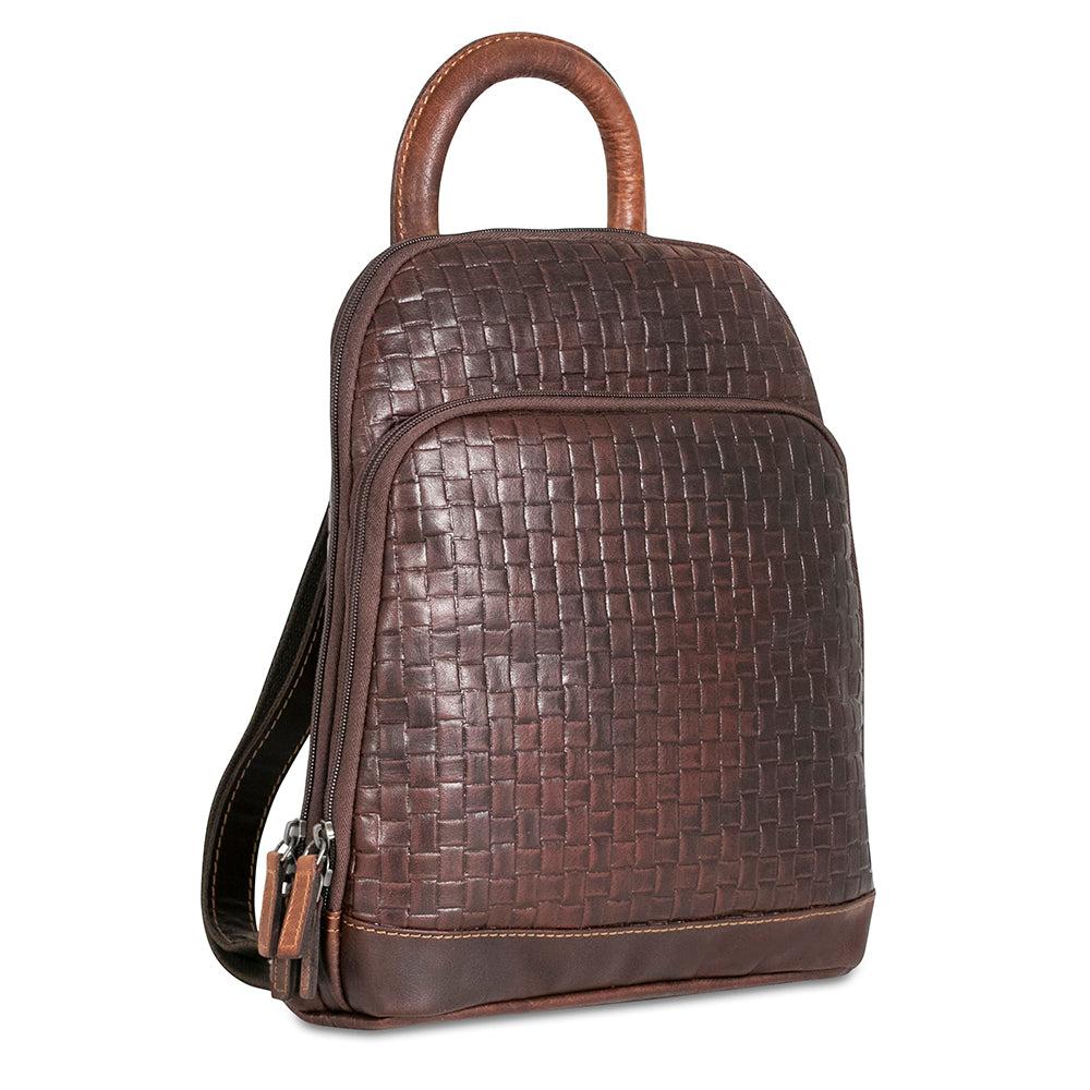 Jack Georges Woven Small Backpack #WF835