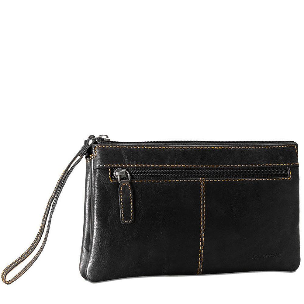 Jack Georges Zippered Wristlet Clutch #7723