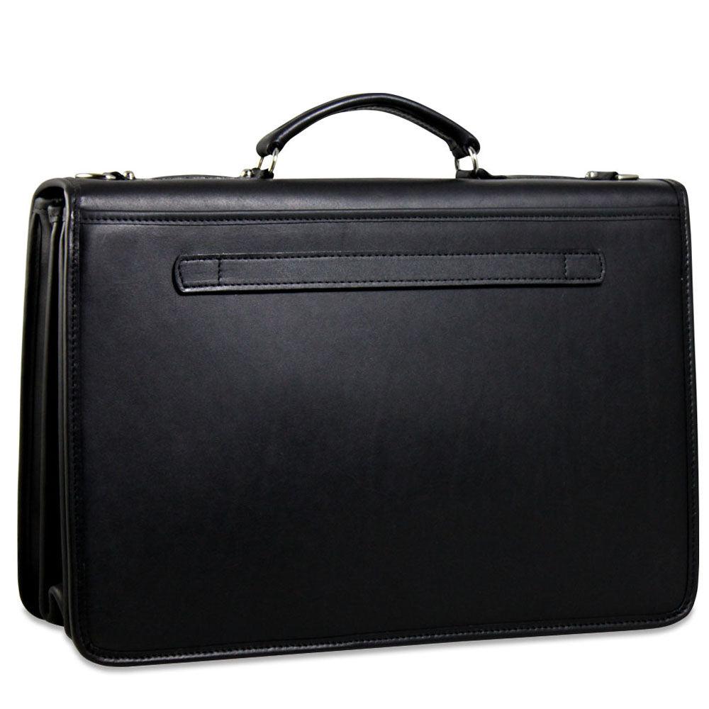 Jack Georges Platinum Special Edition Classic Leather Briefcase #8417