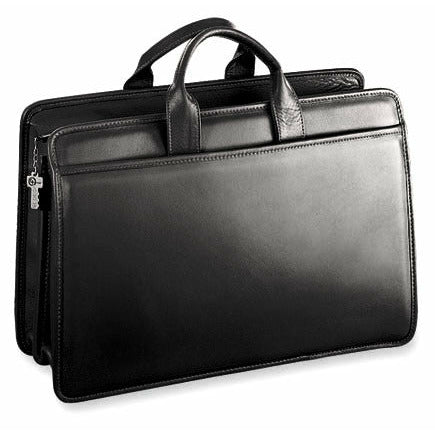 Jack Georges Platinum Special Edition Professional Leather Briefcase #8202