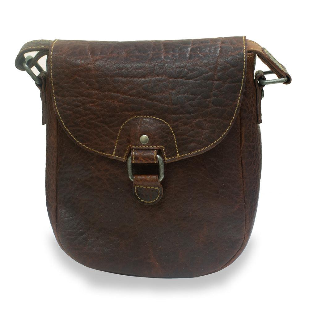 Jack Georges Shrunken Buffalo Horseshoe Crossbody Bag Sample