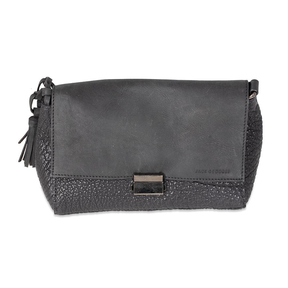 Jack Georges Shrunken Buffalo with Nubuck Small Crossbody Sample