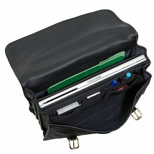 Jack Georges University Executive Leather Briefcase #2499