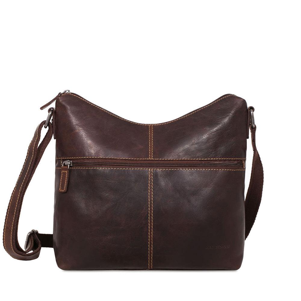 Jack Georges Uptown Hobo Bag W/Large Front Pocket #7874