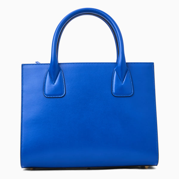 Jack Rogers Angelini Italian Leather Tote Cobalt Blue