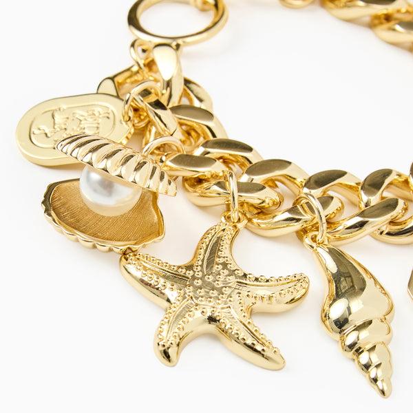 Jack Rogers Capesante Gold Plated Charm Bracelet Gold