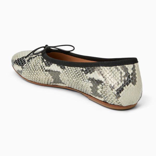 Jack Rogers Carlotta Italian Leather Ballet Flat Roccia