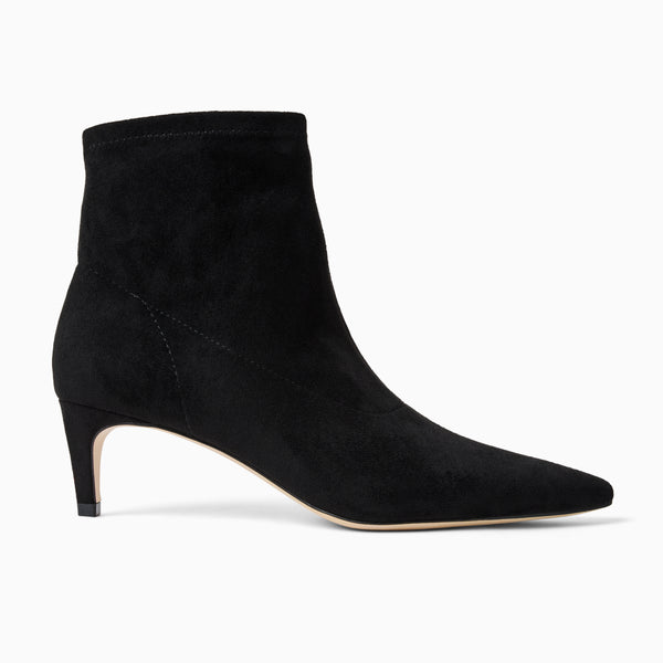 Jack Rogers Charleston Stretch Kitten Heel Bootie Black